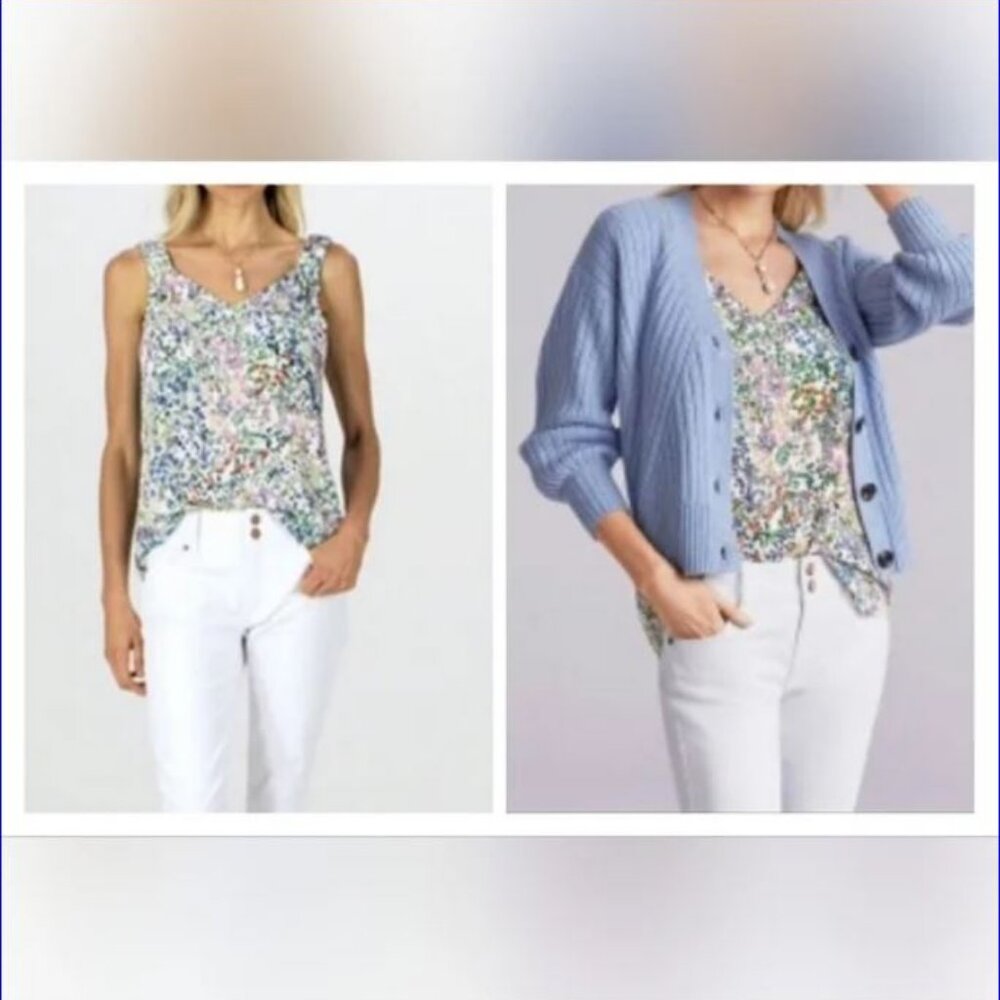 CAbi - Paradise Floral Rotation Tank #5917 - XL - EUC - Picture 6 of 16